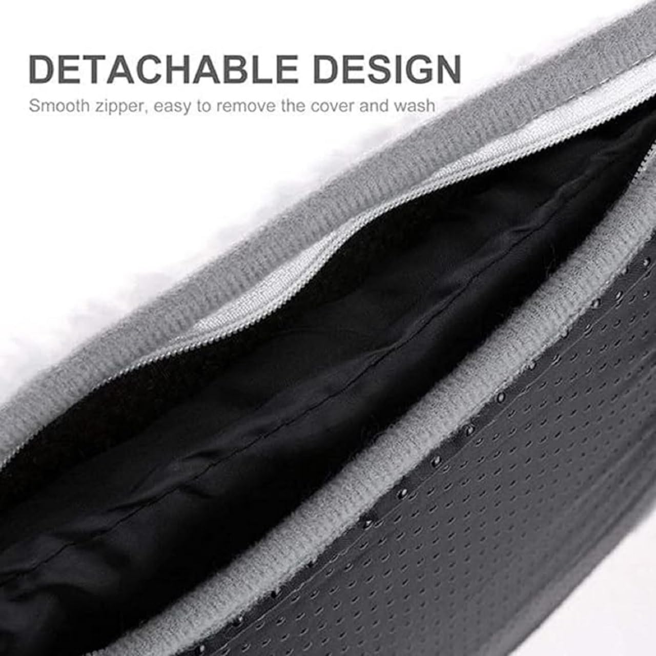 Electric Heated Foot Warmer for Men and Women, DEIZA Fast Heating, LCD Display, 3 Temperature Settings, Non-Slip, Machine Washable, Overheat Protection, 10 ft Cord, Perfect for Desk, Bed, Office (Medium-1 Pc)