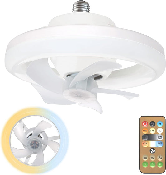 Acrylic Ceiling Fan with Led Lights and  Remote control