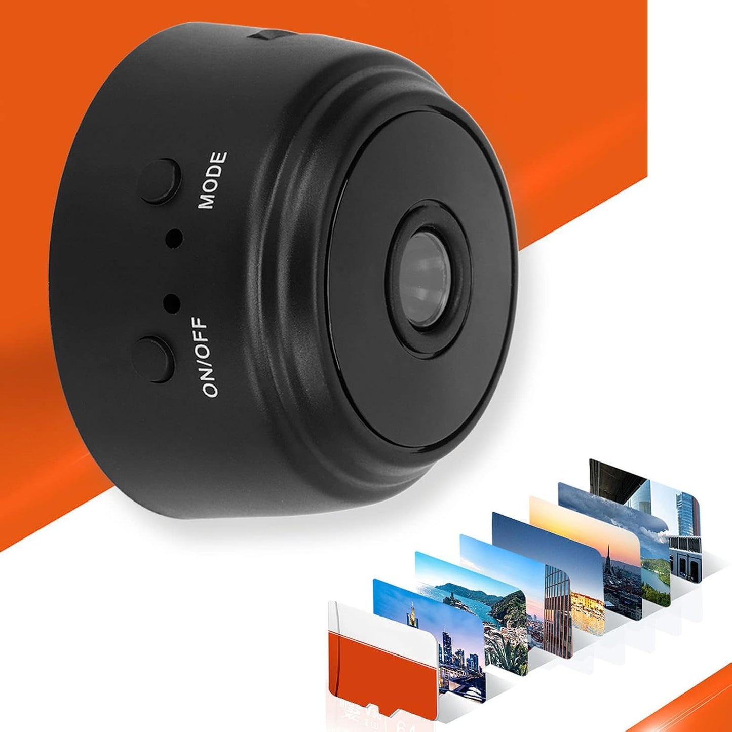 A9 Mini Camera, 1080P HD Wireless WiFi Cameras with Magnetic Back Cover, Covert Baby Nanny Cam with Phone App,Tiny Smart Camera for Indoor Outdoor